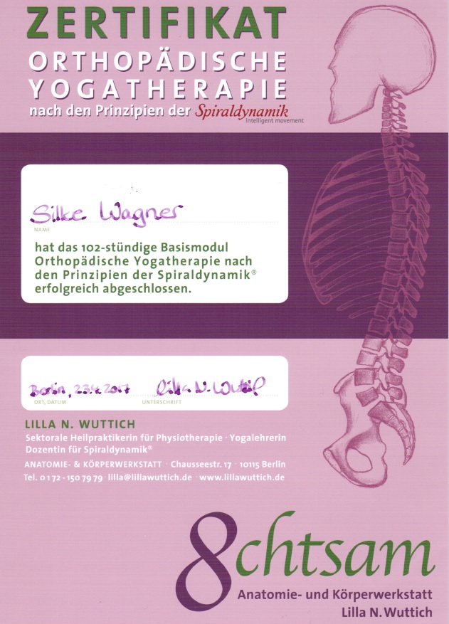 Orthopädische Yogatherapie Silke Wagner