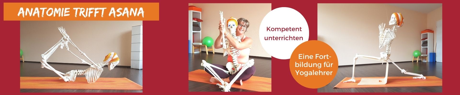 Fortbildung für Yogalehrer im 1fachYoga - Anatomie trifft Asana