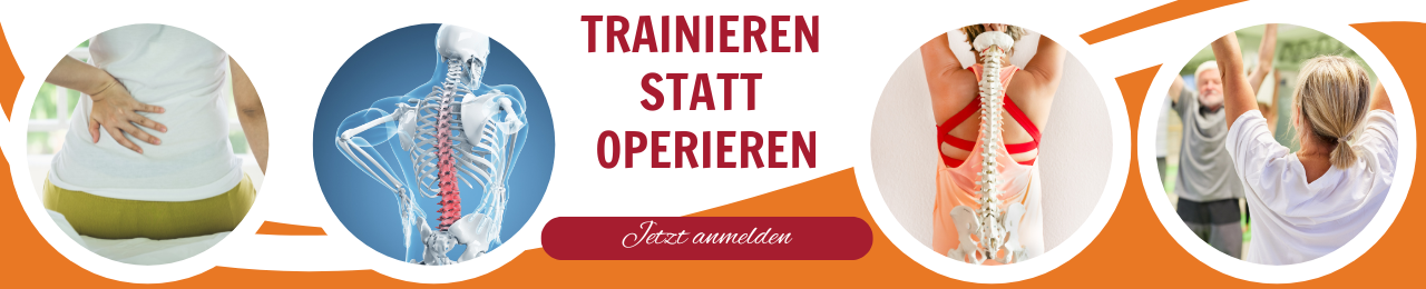 1fach Yoga | 1fach Gesund - Spiraldynamik Workshops Gesunder Rücken - Banner Trainieren statt Operieren